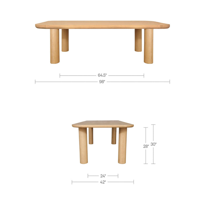 Anders - Large Dining Table - Natural