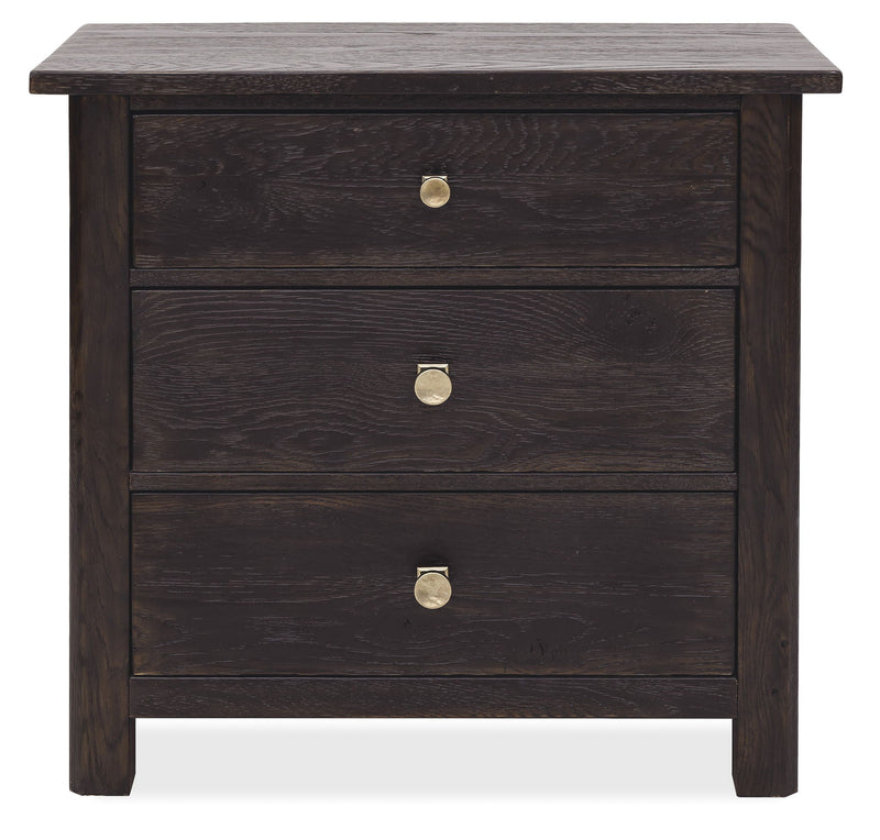 Driftwood - Three-Drawer Nightstand