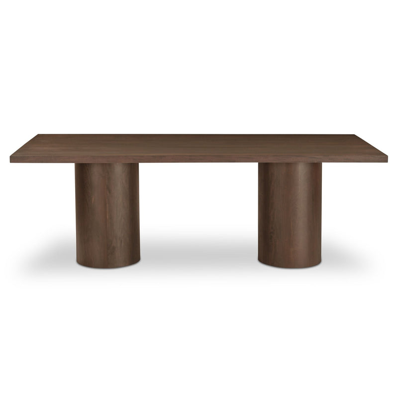 Hadley - Dining Table Large - Warm Brown
