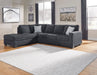 Altari 2 Piece LAF Sectional Slate - Furniture Depot