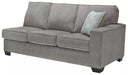 Altari Sectional - Full Sleeper with LHF Chaise Alloy - Furniture Depot