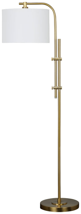 Baronvale Metal Floor Lamp - Brass