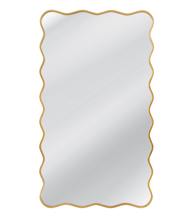 Freya - Floor Mirror - Antique Gold Leaf