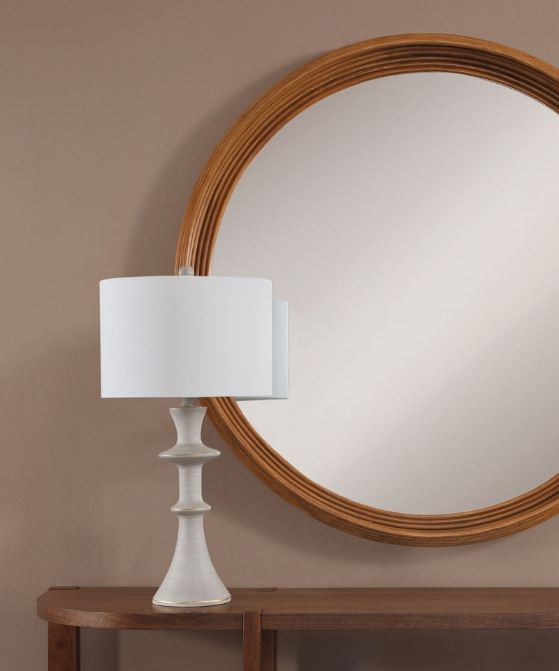 Candra - Table Lamp - Pearl Silver