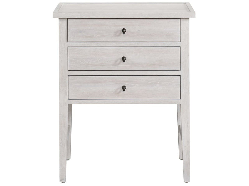 Modern Farmhouse Small Nightstand White