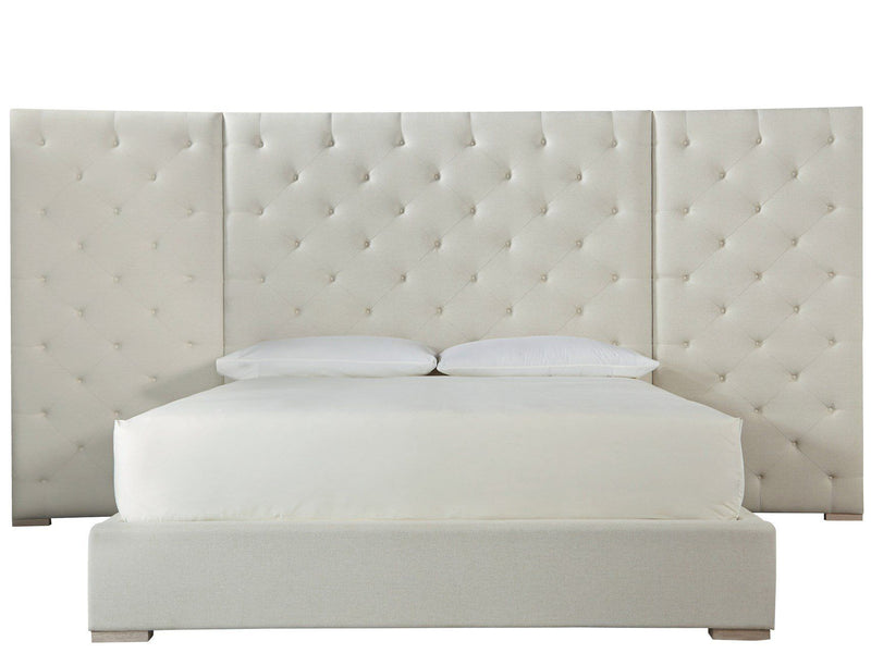 Modern Brando Bed with Panels White