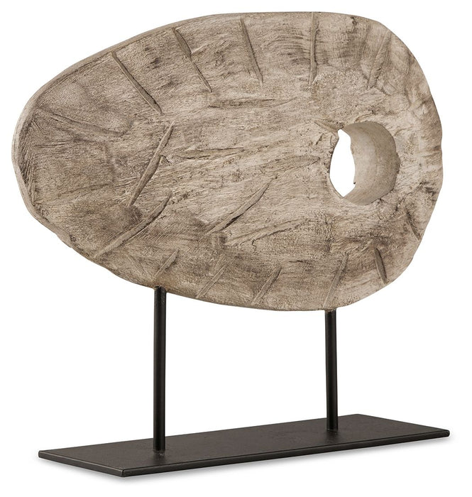 Dashburn - Sculpture - Antique White / Black