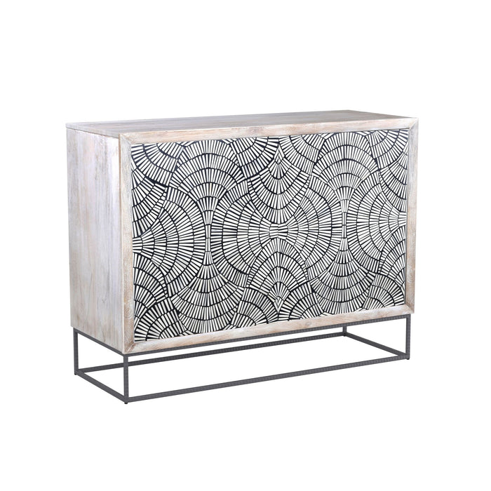 Magnolia - Bar Cabinet - Contrast Bone / White Wash Mango