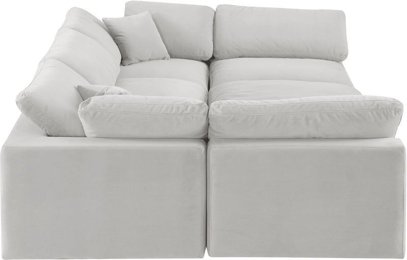 Comfy - 6 Piece Velvet Sectional