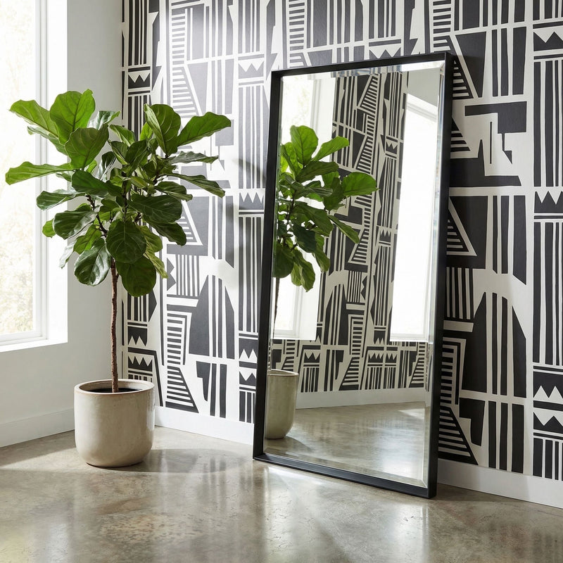 Sloan - Floor Mirror - Black