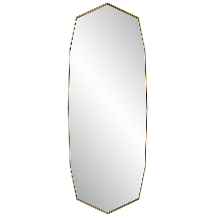 Vault Oversized Angular Mirror Gold