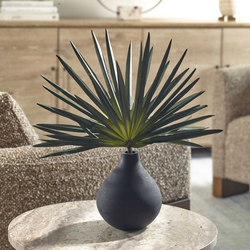 Axis Palm - Accent & Vase - Black / Green