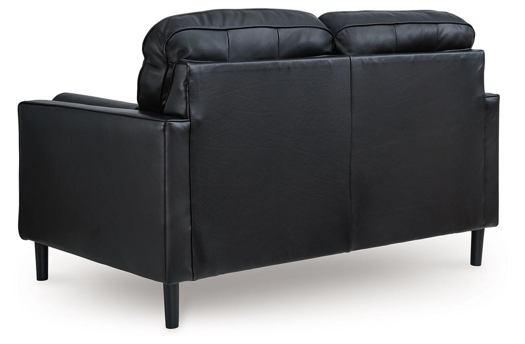 Bryceview - Loveseat - Leather Match - Onyx
