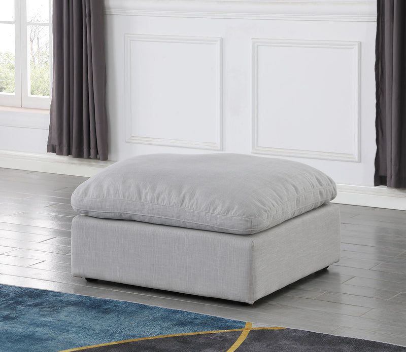 Indulge - Linen Ottoman