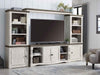 Havalance - 4 Pc. - Entertainment Center - 67" TV Stand - Brown / Beige