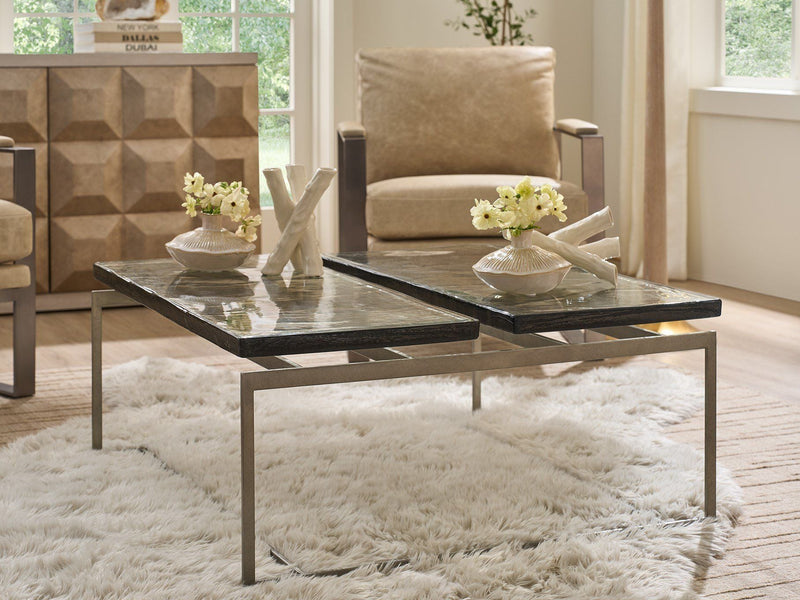 Avaline - Jordan Cocktail Table - Silver