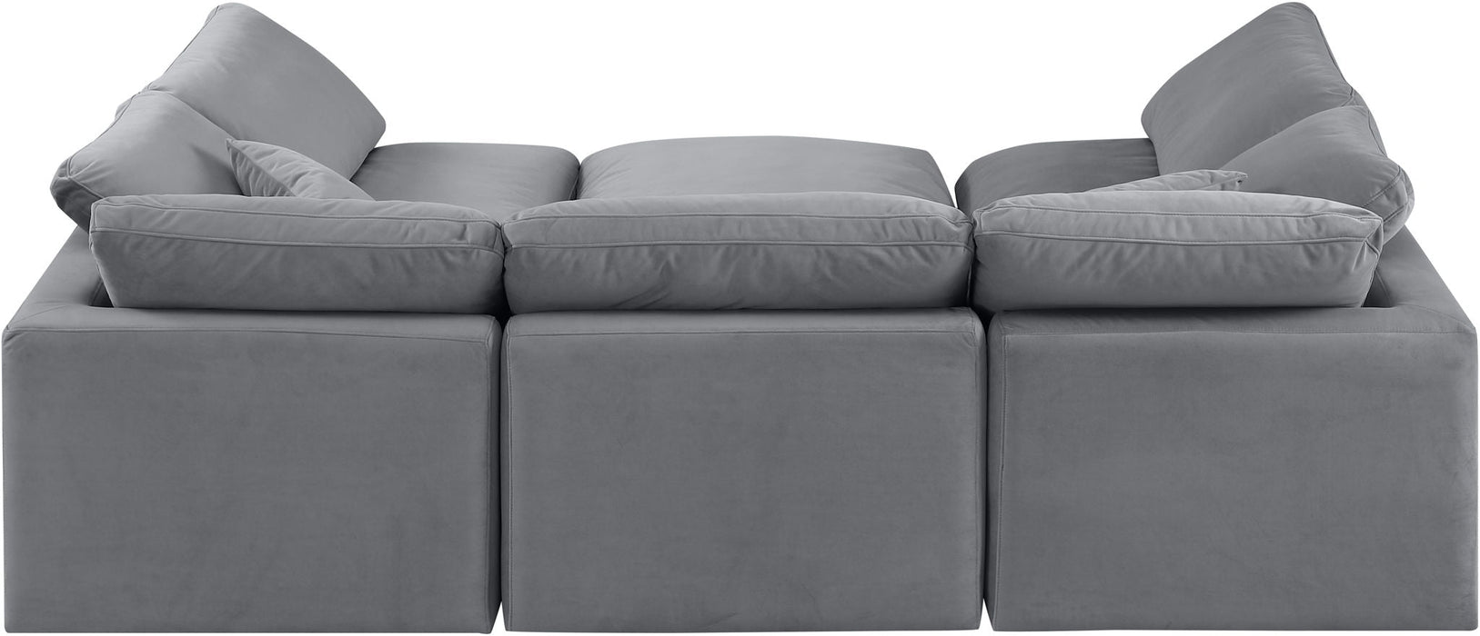 Indulge - Velvet 6 Piece Modular Sectional