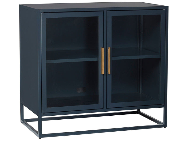 Getaway Santorini Short Metal Kitchen Cabinet Black