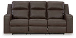 Lavenhorne - Rec Sofa W/Drop Down Table - Granite