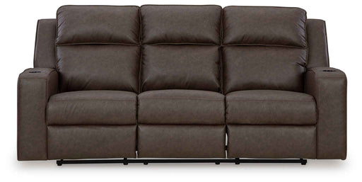Lavenhorne - Rec Sofa W/Drop Down Table - Granite