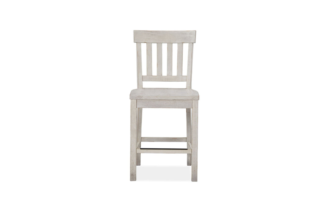Bronwyn - Counter Chair (Set of 2) - Alabaster