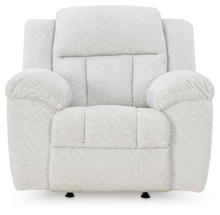 Frohn - Rocker Recliner - Fabric - Snow