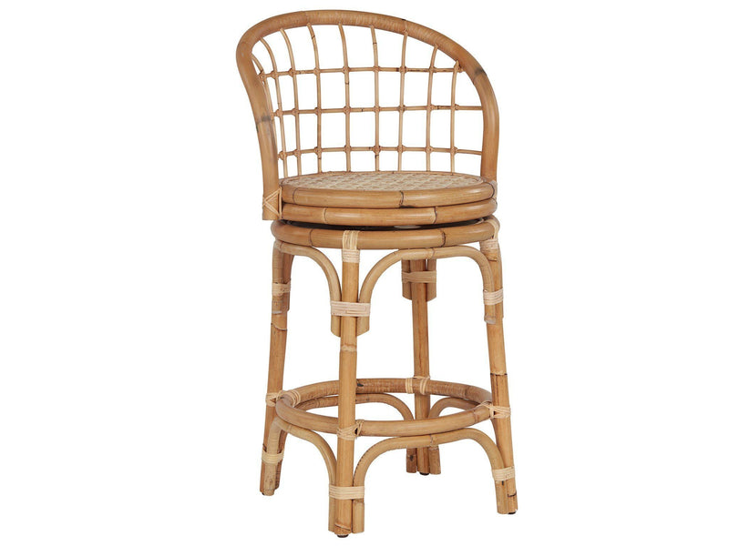 Getaway Rattan Counter Stool Light Brown