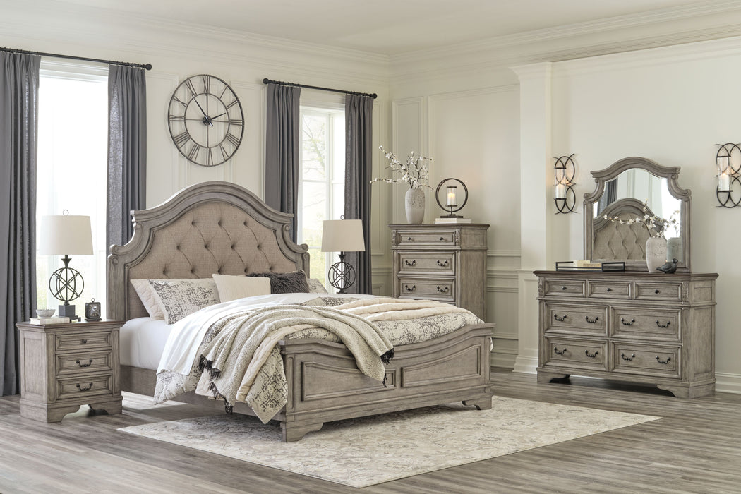 Lodenbay Antique Gray Panel Bed