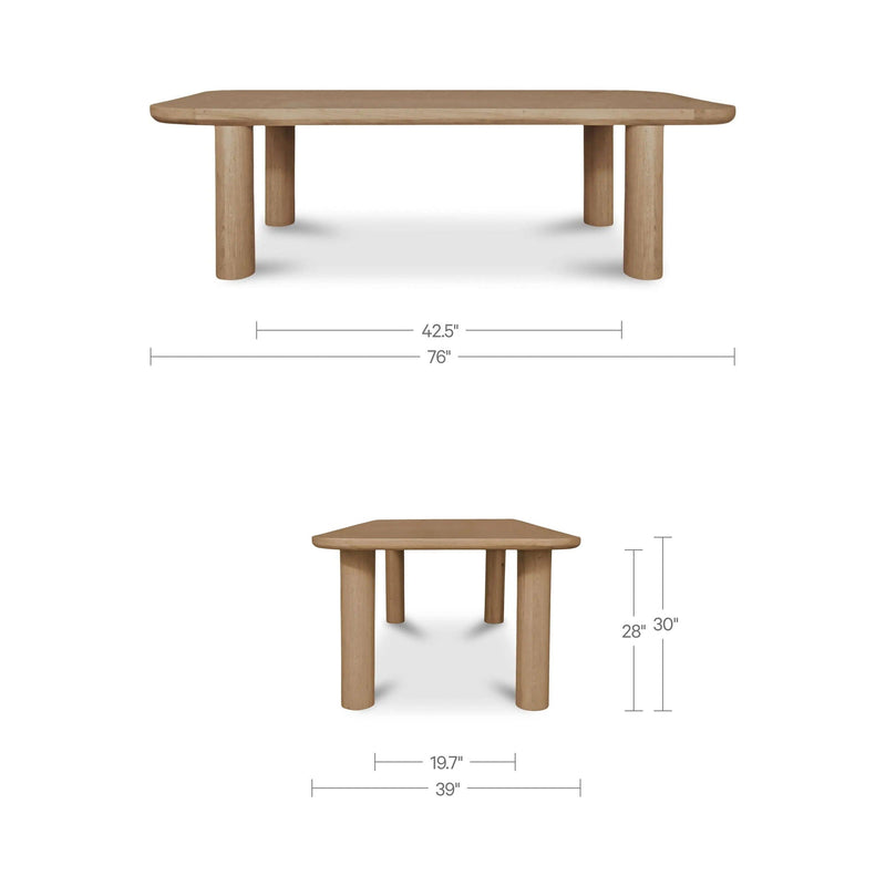 Anders - Small Dining Table - Natural