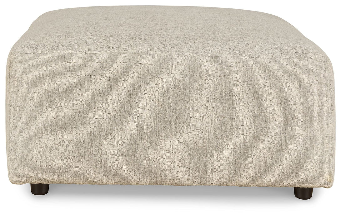 Edenfield Oversized Accent Ottoman - Linen