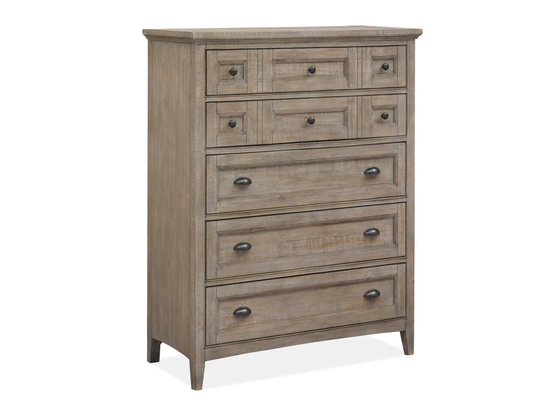 Paxton Place - Wood Drawer Chest - Dove Tail Gray