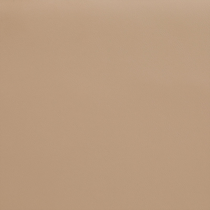 Comfy - Faux Leather Ottoman - Tan