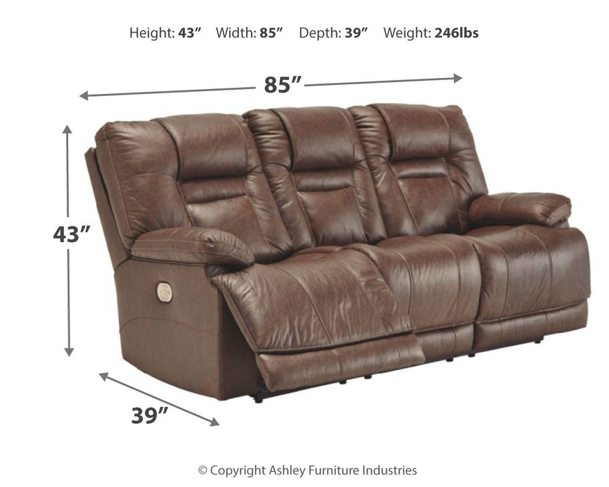 Wurstrow Pwr Rec Sofa With Adj Headrest