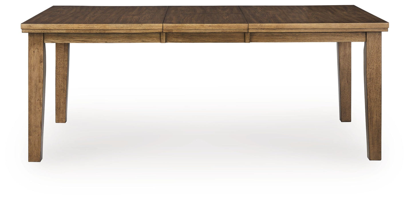 Urbinforte - Dining Room Butterfly Extension Table - Light Brown