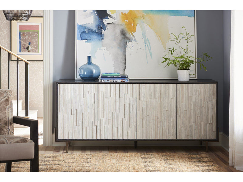 Curated Oslo Entertainment Console Dark Gray