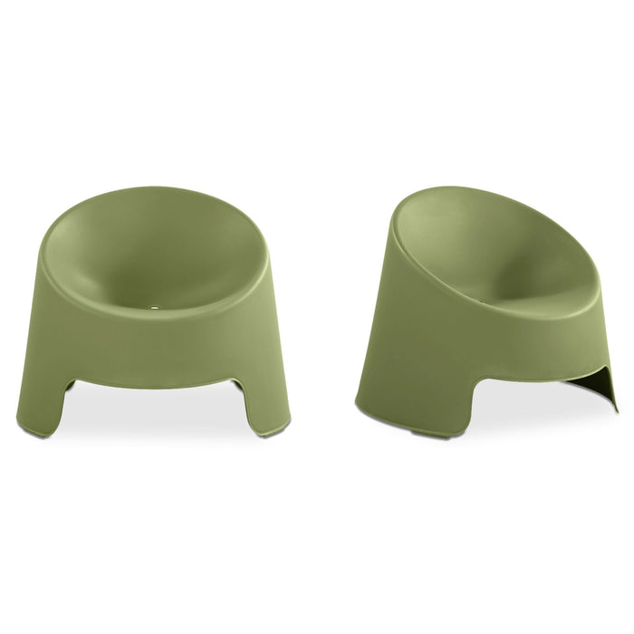 Nolla - Outdoor Accent Chair (Set of 2) - Green