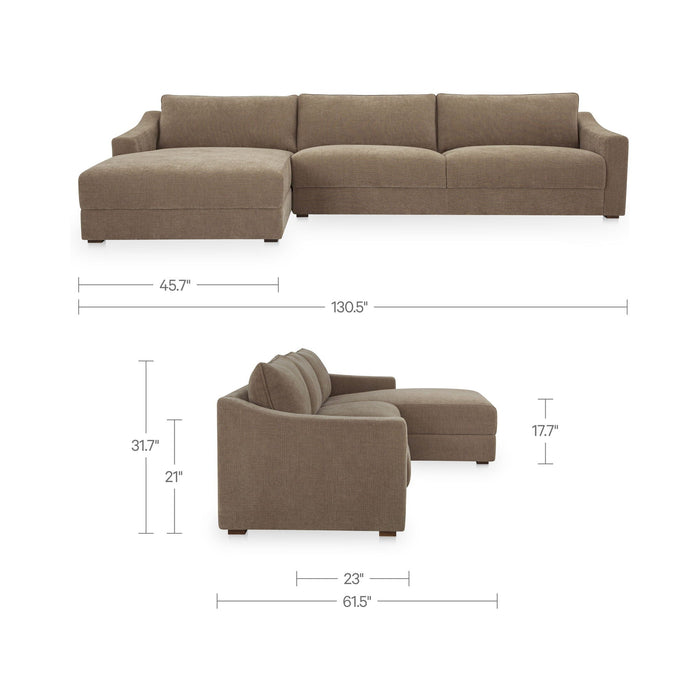 Farrow - Left Sectional - Taupe