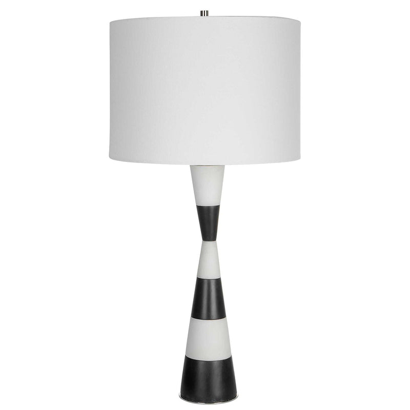 Bandeau - Banded Stone Table Lamp