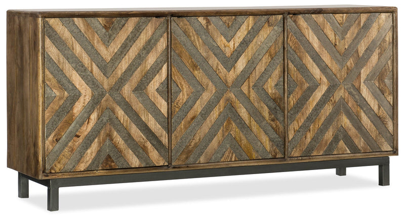 Home Accent - 69" Serramonte Entertainment/Accent Console - Light Brown