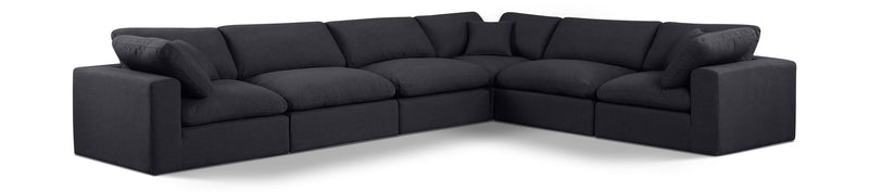 Comfy - 6 Piece Linen Modular Corner Sectional