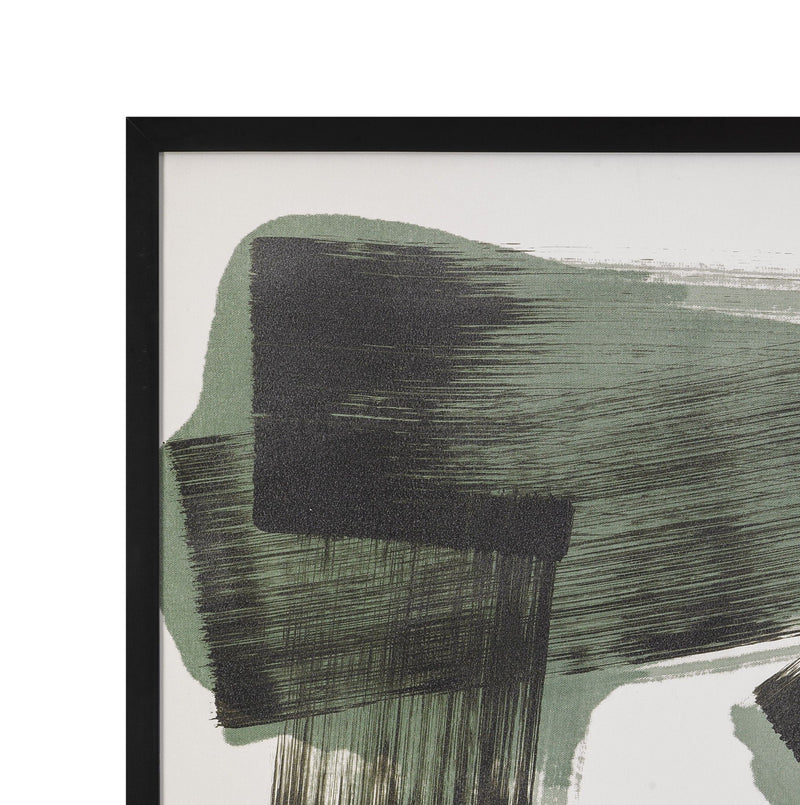 Dynamic Design Framed Print - Black