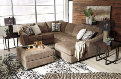 Graftin 3-Piece Sectional and Ottoman