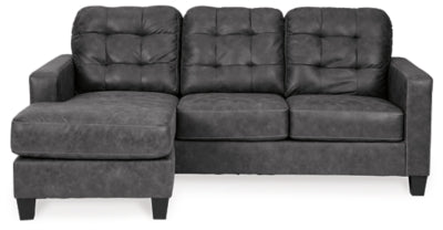 Venaldi Sofa Chaise with Occasional Table Set and Lamps