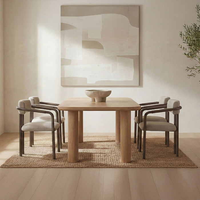 Cassidy - Arm Chair - Light Brown