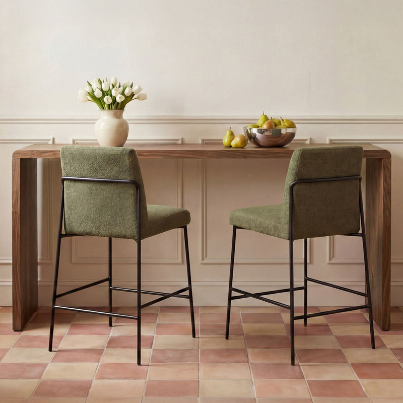 Carrie - Counter Table - Walnut / Brown