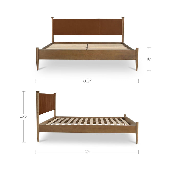 Crosby - King Bed - Brown