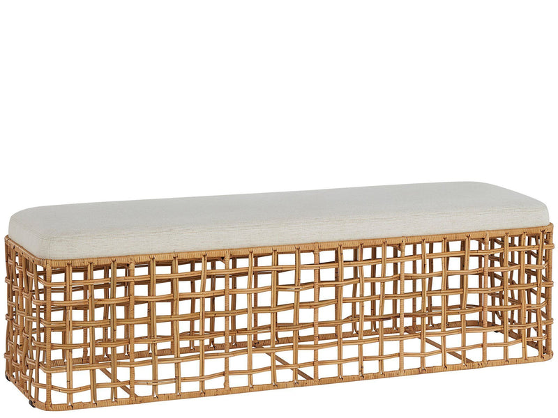 Getaway Rattan Bench Light Brown