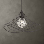 Whirlwind - 1 Light Indoor-Outdoor Pendant - Dark Bronze