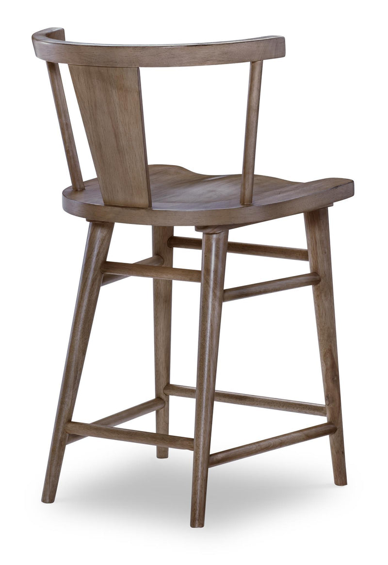 XXX's And OOO's - Counter Height Splat Back Chair (Set of 2)