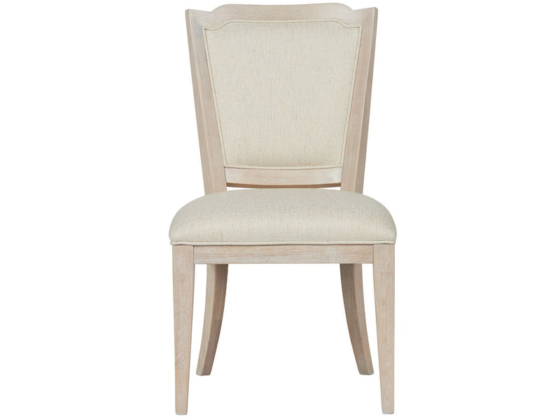 Getaway Upholstered Back Side Chair Beige